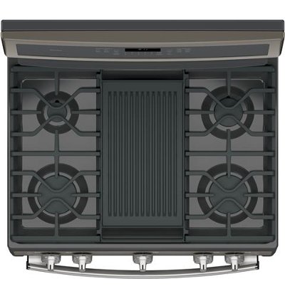 PGB911EEJES GE Profile Series 30 Inch Slate 5.6 cu. ft. Gas Slide-in Range