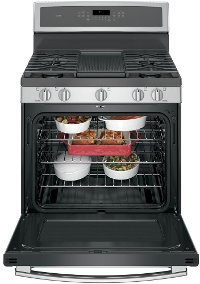 PGB911SEJSS GE Profile Series 30 Inch Gas Range - Stainless Steel-2