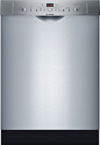 SHE3AR75UC Bosch Ascenta 24 Inch Dishwasher - Stainless Steel