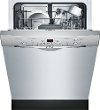 SHE3AR75UC Bosch Ascenta 24 Inch Dishwasher - Stainless Steel-2