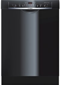 SHE3AR76UC Bosch Ascenta 24 Inch Dishwasher - Black