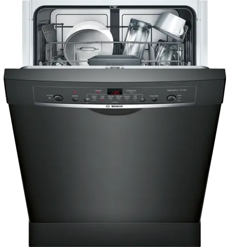SHE3AR76UC Bosch Ascenta Front Control Dishwasher - Black-2