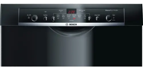 SHE3AR76UC Bosch Ascenta Front Control Dishwasher - Black-3