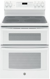 JB860DJWW GE Double Oven Electric Range - 6.6 cu. ft. White