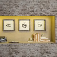 Morning News Framed Wall Art - Set of 3-2