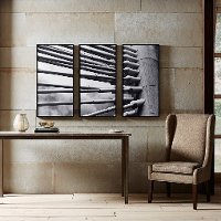 Over The Bridge Canvas Wall Art - Set of 3