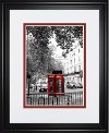 Red Telephone Booth Framed Wall Art