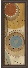 Multi Color Moving Moments Panel I Shapes Framed Wall Art