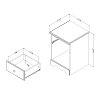 9031062 White 1-Drawer Nightstand - Country Poetry -6