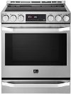 LSSE3026ST LG STUDIO 30 Inch 6.3 cu. ft. Large Capacity Electric Slide-in Range - Stainless Steel
