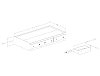 9031080 White Twin Mates Bed with Drawers (39 Inch) - Country Poetry -6