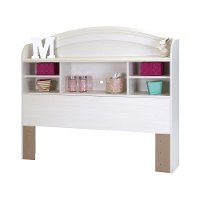 9031093 White Full Bookcase Headboard (54 Inch) - Country Poetry-3