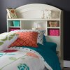9031098 White Twin Bookcase Headboard (39 Inch) - Country Poetry-2