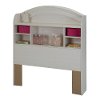 9031098 White Twin Bookcase Headboard (39 Inch) - Country Poetry-4