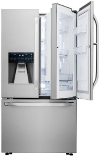 LSFXC2476S LG STUDIO French Door Counter Depth Smart Refrigerator with Door-in-Door - 23.5 cu. ft., 36 inch Stainless Steel-2