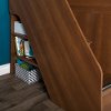 9055A3 Cherry Twin Loft Bed with Trundle and Storage Unit (39 Inch) - Mobby-6
