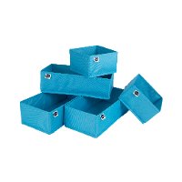 8999952 Blue Canvas Drawer Organizers (5 Pack) - Storit
