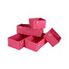 8999953 Pink Canvas Drawer Organizers (5 Pack) - Storit