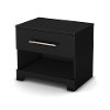 3307062 Black 1-Drawer Nightstand - Primo