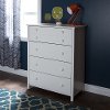3740034 White 4-Drawer Chest - Little Smileys