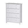 3740034 White 4-Drawer Chest - Little Smileys-2