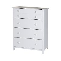 3740034 White 4-Drawer Chest - Little Smileys-2