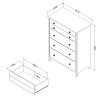 3759034 Espresso 4-Drawer Chest - Little Smileys-4