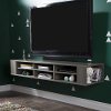 9042677 Gray Maple Wall-Mounted Media Console (66 Inch) - City Life -2