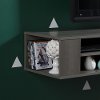 9042677 Gray Maple Wall-Mounted Media Console (66 Inch) - City Life -3
