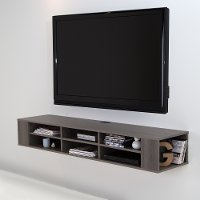 9042677 Gray Maple Wall-Mounted Media Console (66 Inch) - City Life-6