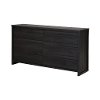 9025010 Gray Oak 6-Drawer Double Dresser - Tao -2