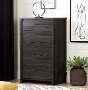 9025035 Gray Oak 5-Drawer Chest - Tao