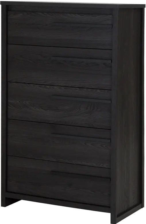 9025035 Gray Oak 5-Drawer Chest - Tao -2