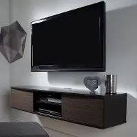 9028676 Chocolate/Zebrano Media Console (56 Inch) - Agora