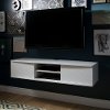 9029676 White Wall-Mounted Media Console (56 Inch) - Agora
