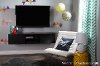 9030676 Black Oak Wall-Mounted Media Console (56 Inch) - Agora -5