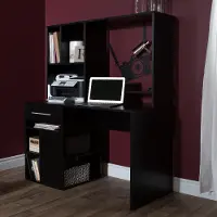 9044070 Annexe Black Home Office Computer Desk