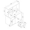 9053070 White Home Office Computer Desk - Annexe -6