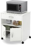 10012 White Microwave Cart - Fiesta