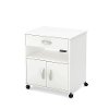 10012 White Microwave Cart - Fiesta -2