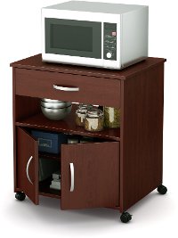 10015 Cherry Microwave Cart - Fiesta