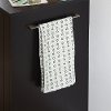 9043770 Black Oak Bar Cabinet with Bottle and Glass Storage - Vietti -3