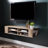 9062675 Weathered Oak Wall Mounted Media Console (48 Inch) - City Life