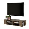 9062675 Weathered Oak Wall Mounted Media Console (48 Inch) - City Life -3