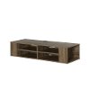9062675 Weathered Oak Wall Mounted Media Console (48 Inch) - City Life -4