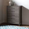 9036035 Gray Maple 5-Drawer Chest - Gravity -2