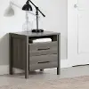 9036060 Gravity Gray Maple 2-Drawer Nightstand - South Shore