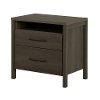 9036060 Gray Maple 2-Drawer Nightstand - Gravity -3