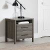 9036060 Gray Maple 2-Drawer Nightstand - Gravity