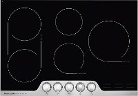 FPEC3077RF Frigidaire Professional 30 Inch Smoothtop Electric Cooktop - Black and Stainless Steel